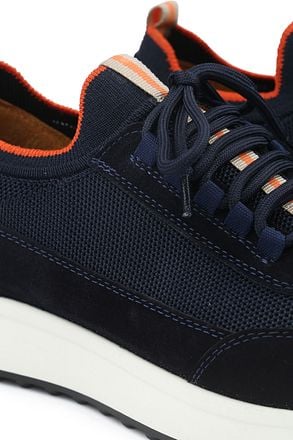 Suitable Sneaker Suede Navy S0237-Navy kopen