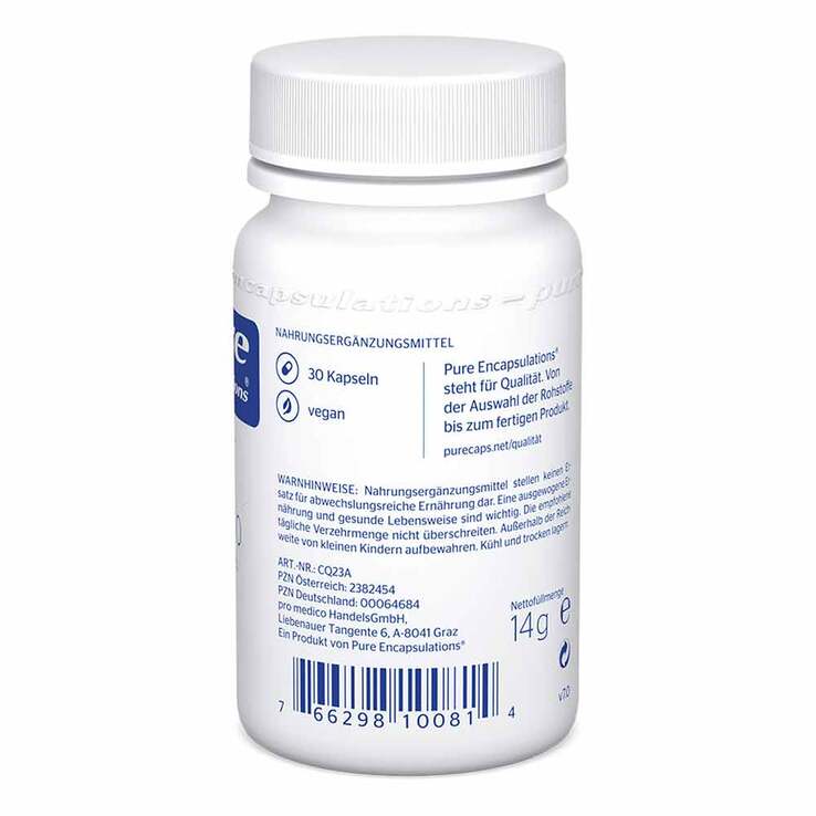 Pure Encapsulations CoQ10 250 mg Kapseln, 30 St