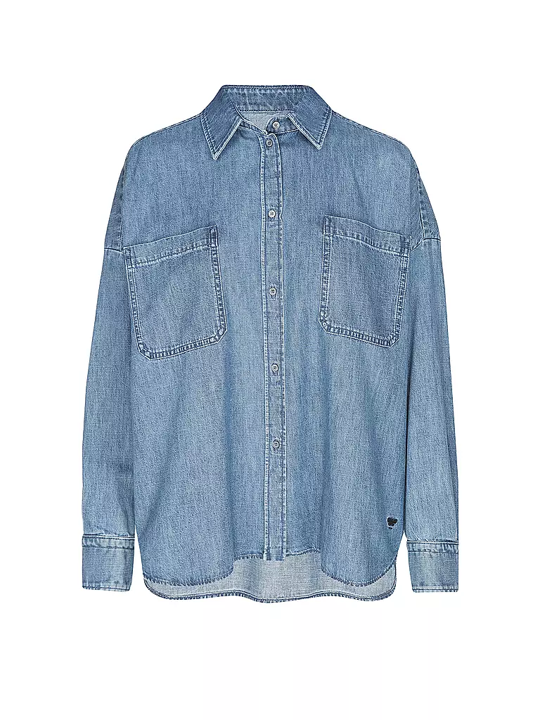 WEEKEND MAX MARA Jeansbluse LANDA blau