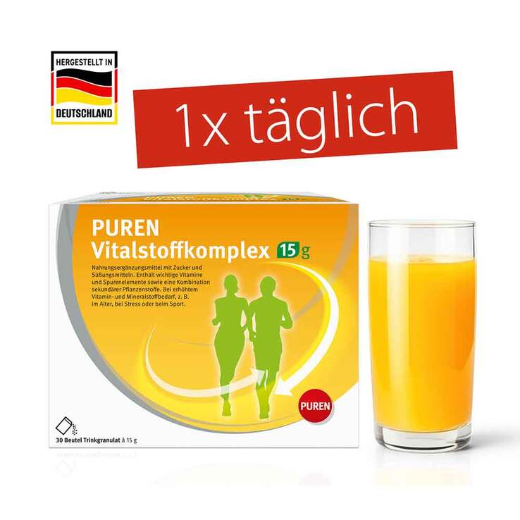 Puren Vitalstoffkomplex Beutel a 15 g Granulat, 30 St