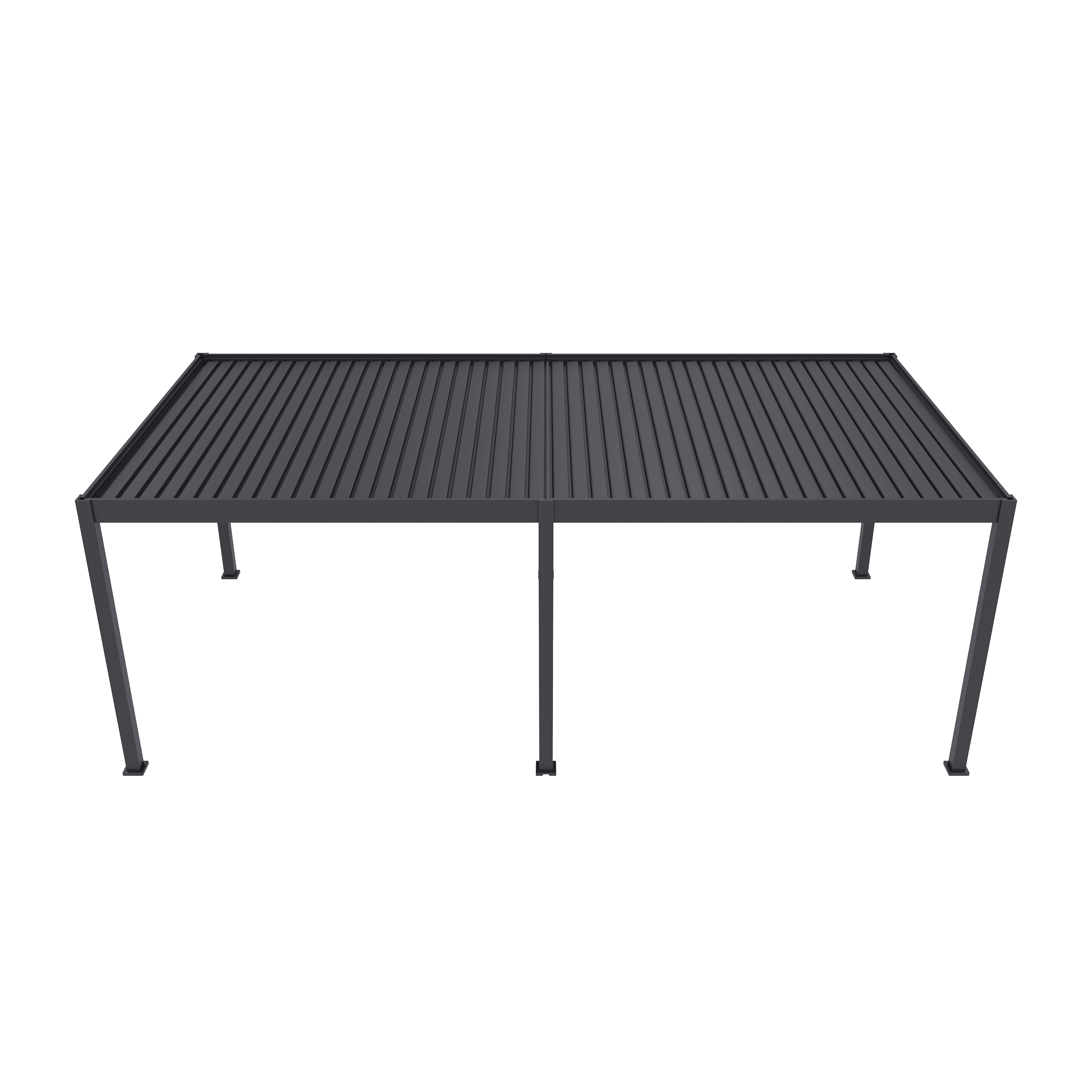 Orion Premium 360x720cm elektrische LED overkapping - antraciet