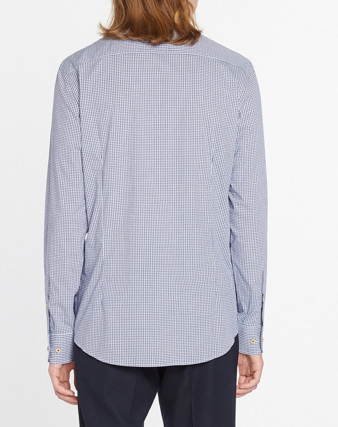 Hackett London Chemise Slim Fit  carreaux bleue