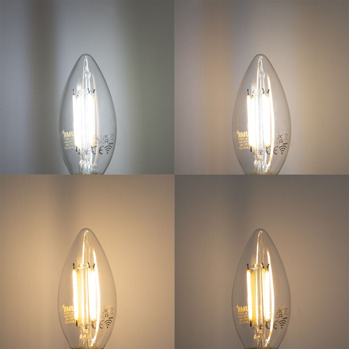 Smart E14 LED lamp C35 helder 4.2W 470 lm 2700-6500K
