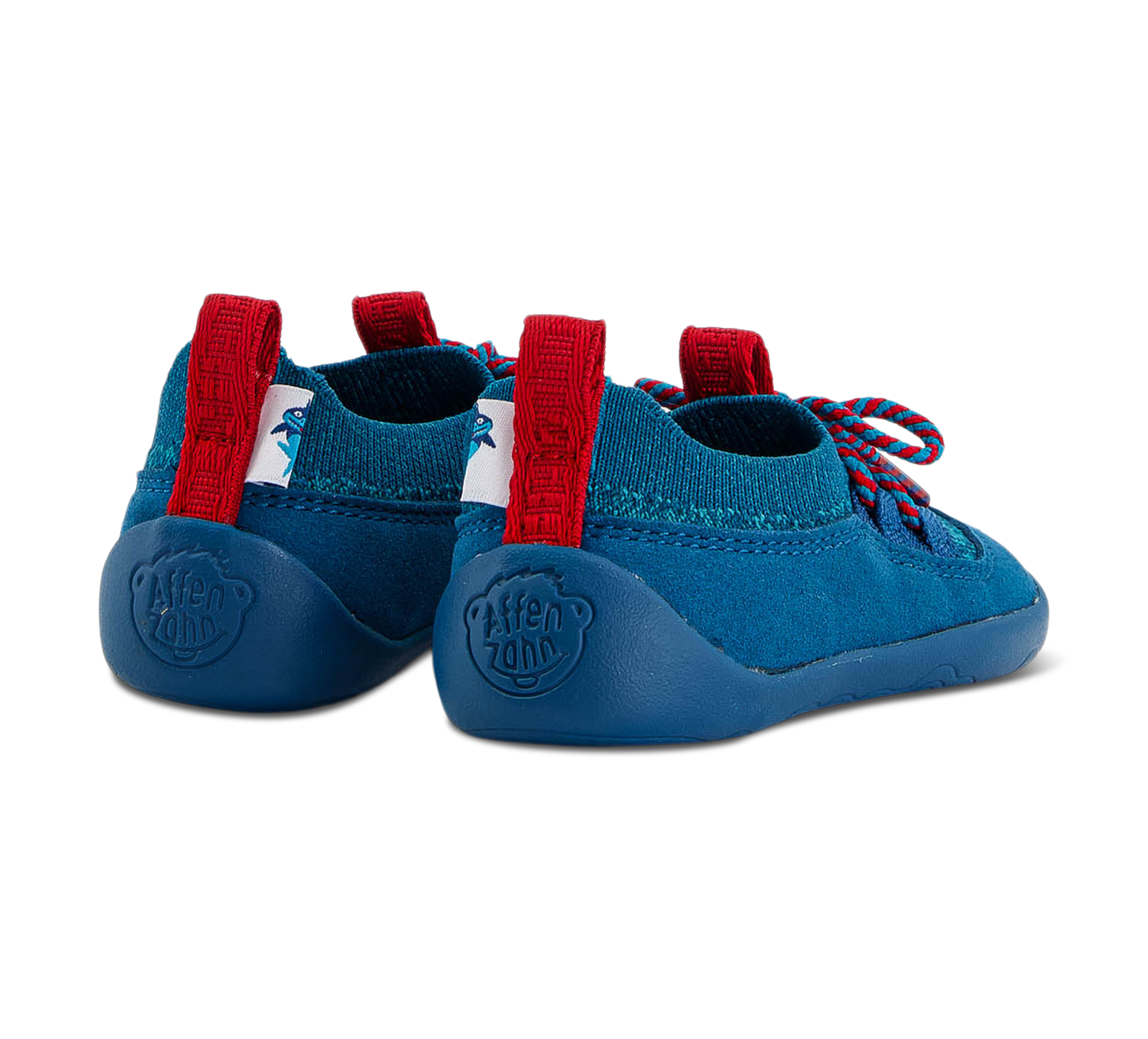 Affenzahn Lauflerner Knit Walker Hai blau