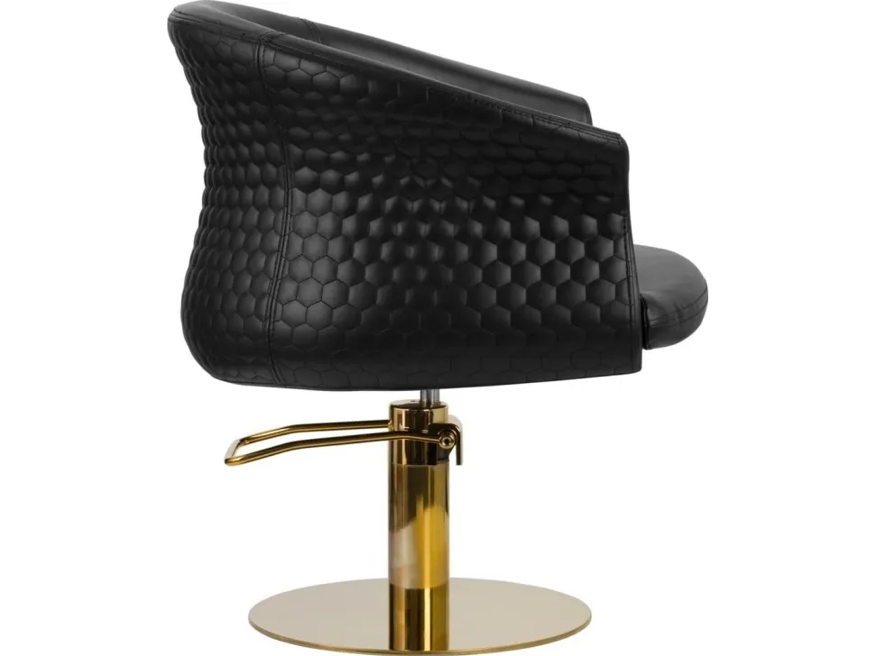 Activeshop Gabbiano hairdressing chair Wersal gold black