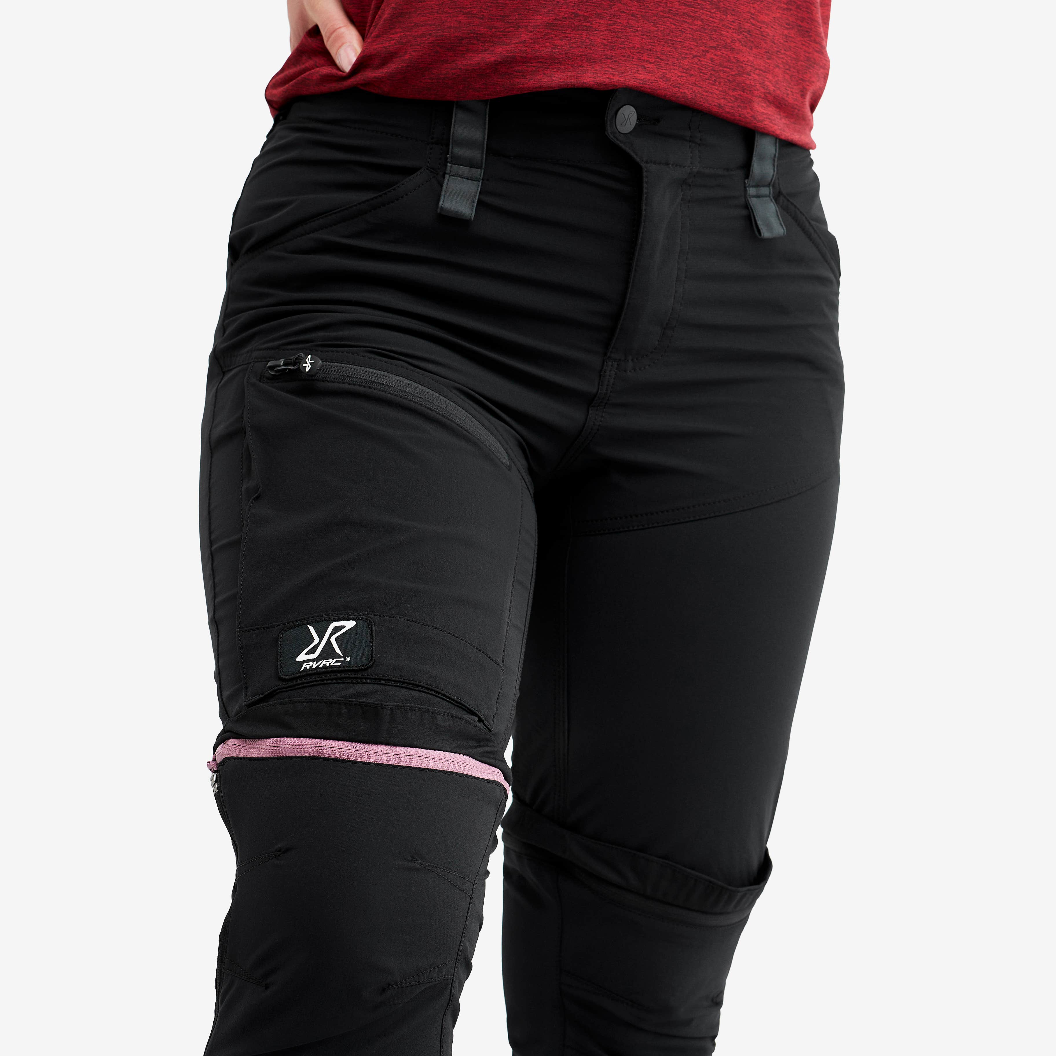 Silence T-zip Pants Dame Black