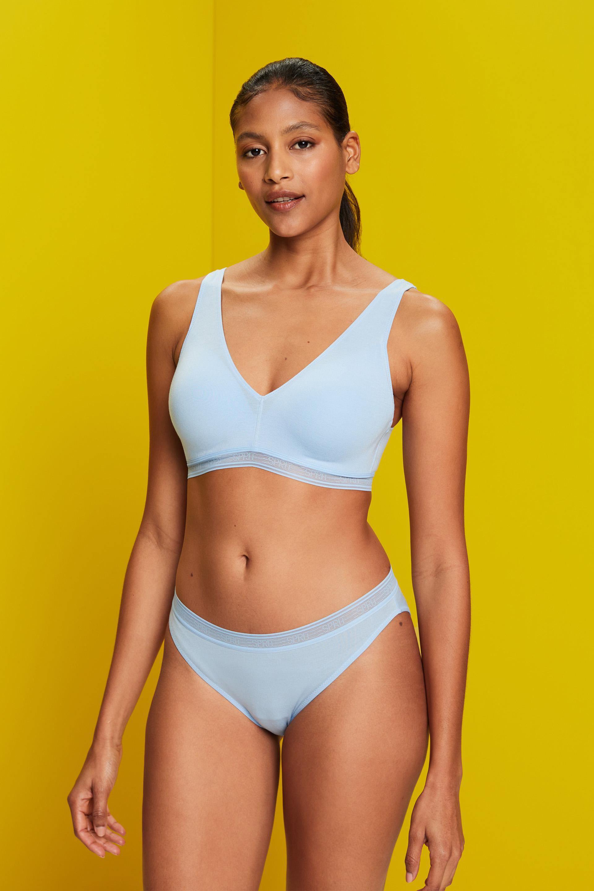 En matière recyclée : le mini-slip à logo
