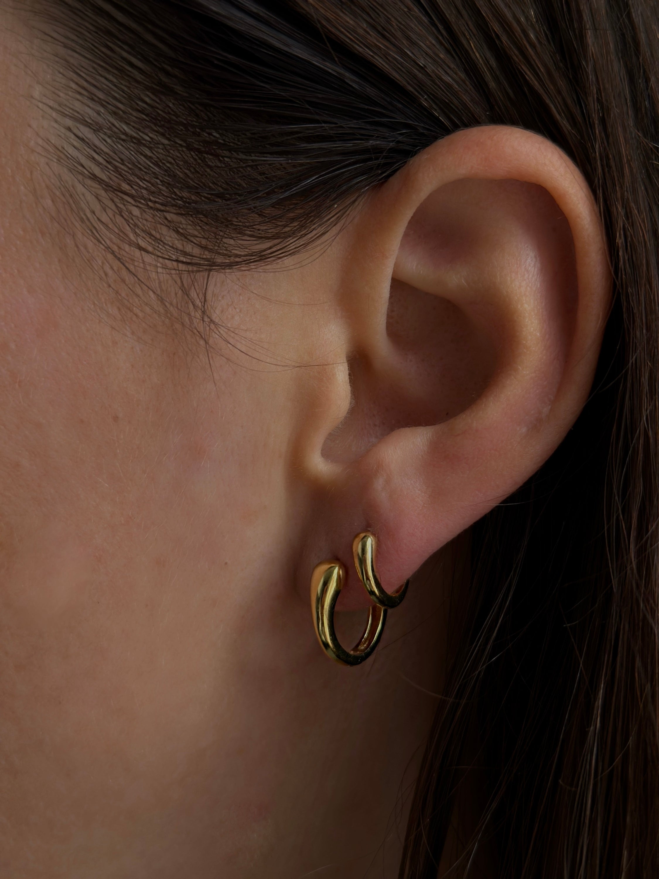 Pico  Iris hoops - forgyldt