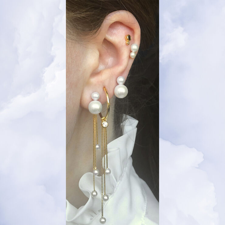 The Earring Shop Mer Stud Gold