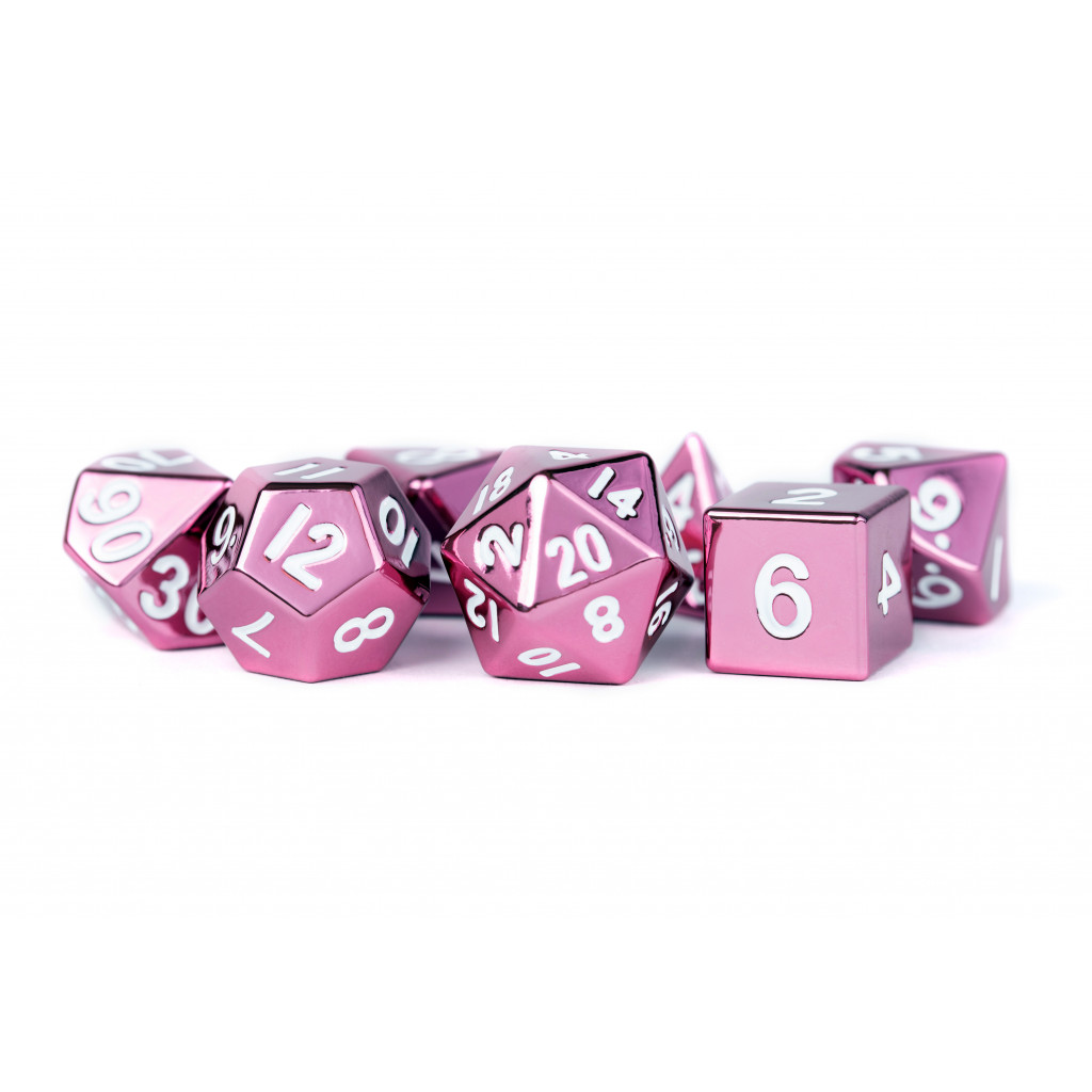 Set de 7 Dés JDR - Couleurs Métalliques