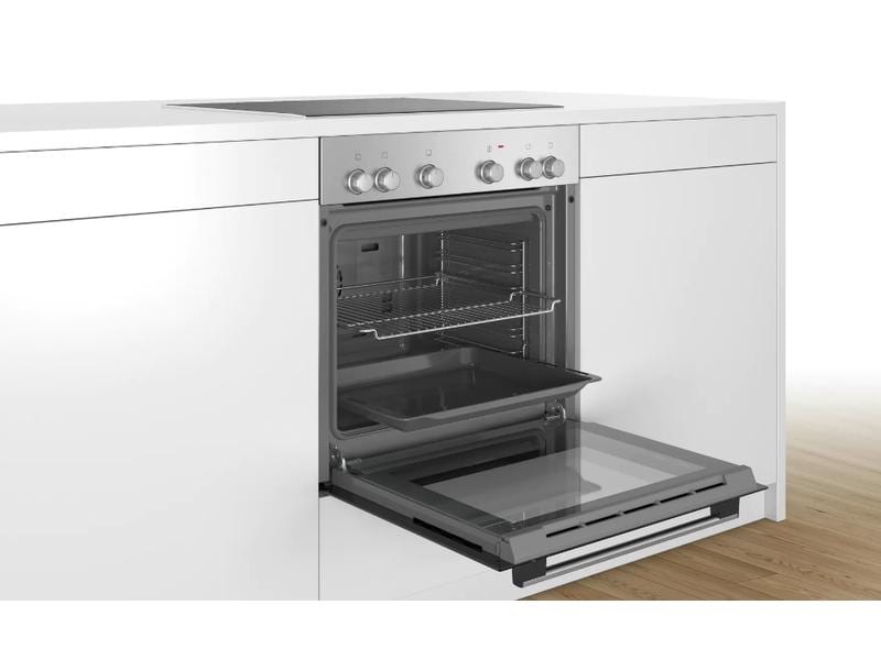 Bosch Einbauherd HEF010BR1 EU 60, Edelstahl Einbauherd mit 3D Heissluft