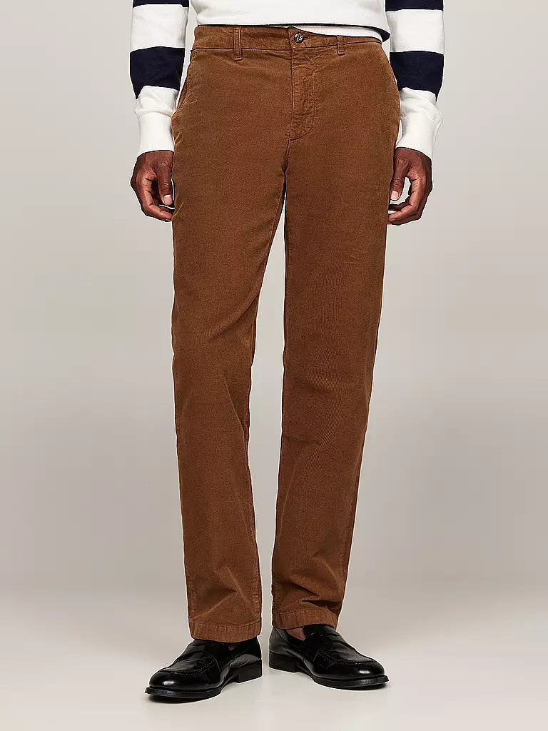 TOMMY HILFIGER Cordhose camel