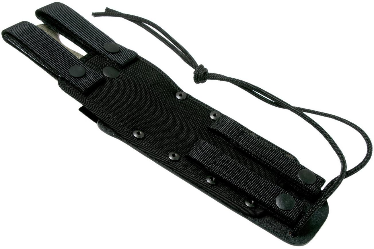 LionSteel M7 CVG Satin, Green Canvas Micarta vaststaand mes, Molletta design