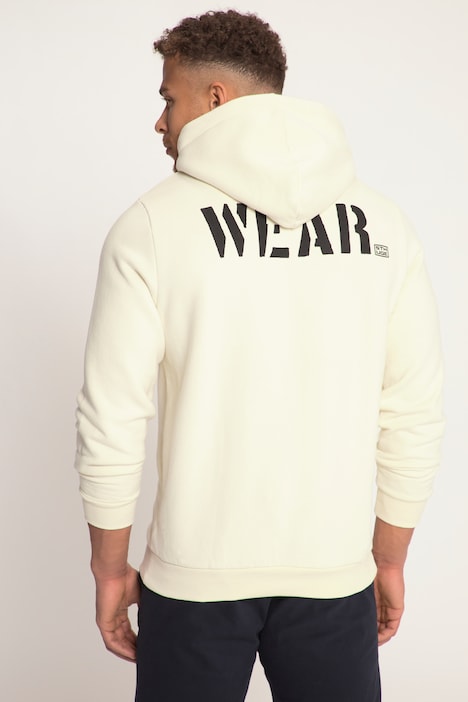 STHUGE Hoodie, Kapuze, Rückenprint, Langarm, bis 8 XL