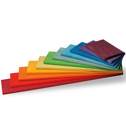 Grimm's bouwplaten - regenboog (11st)