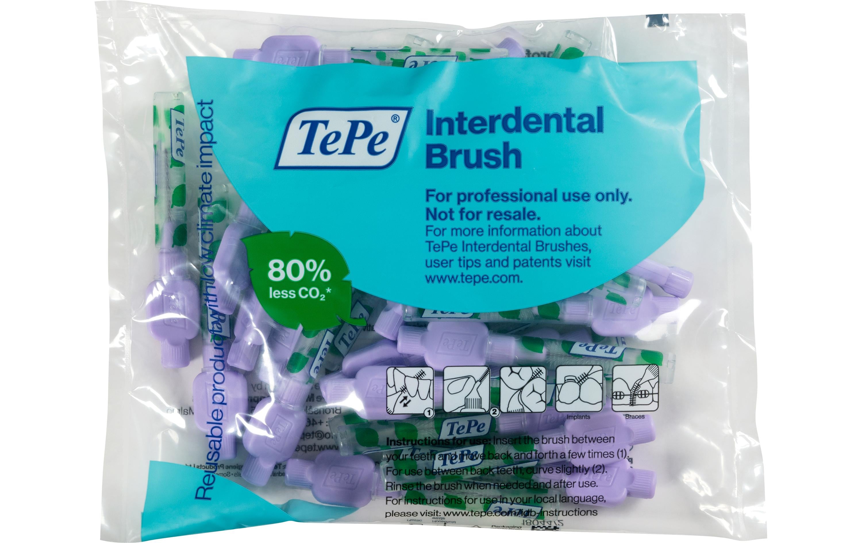 Interdentalbürsten X-soft HelllilaKleine Bürste mit extra soften Borsten