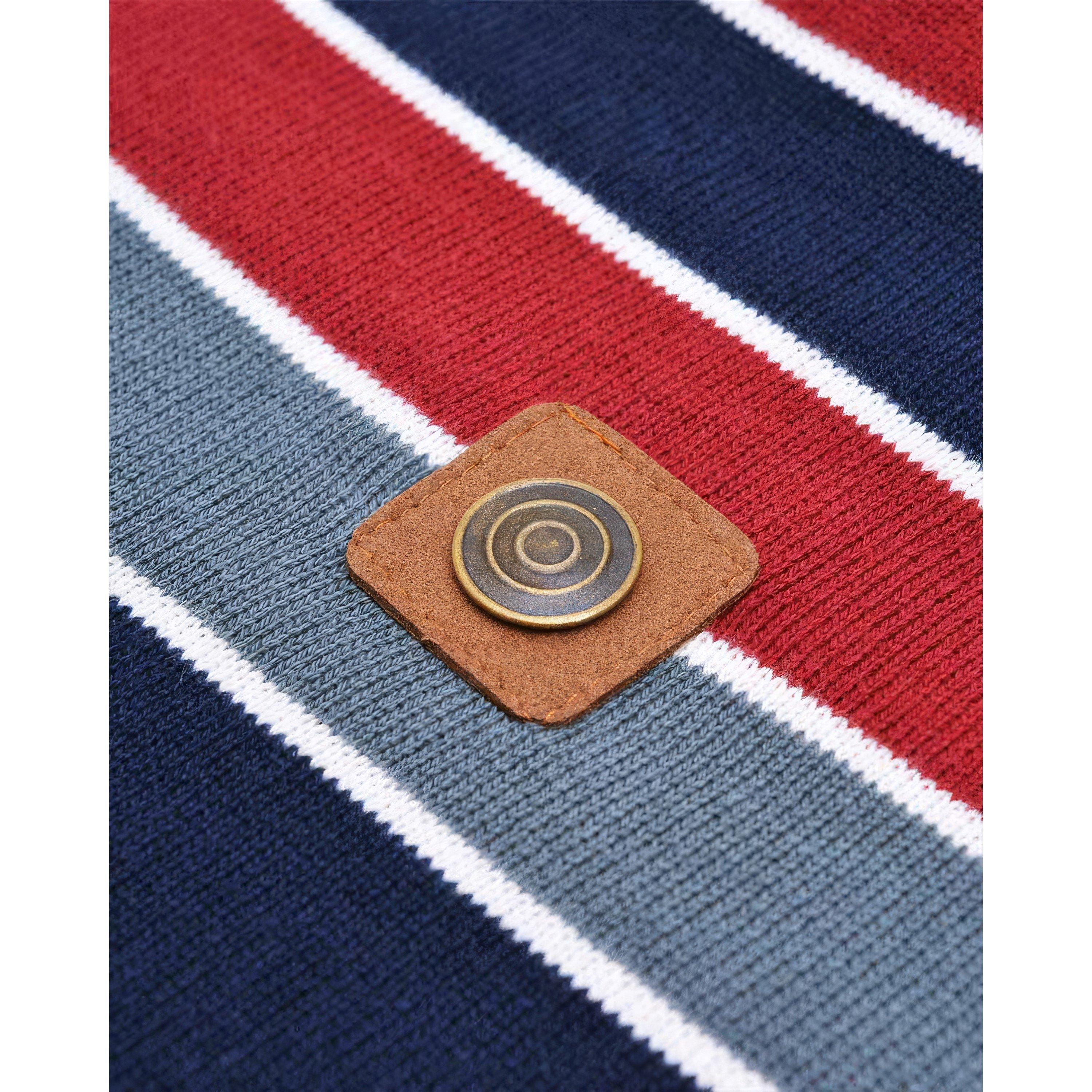 Lambretta Long Sleeve Stripe Knitted Polo