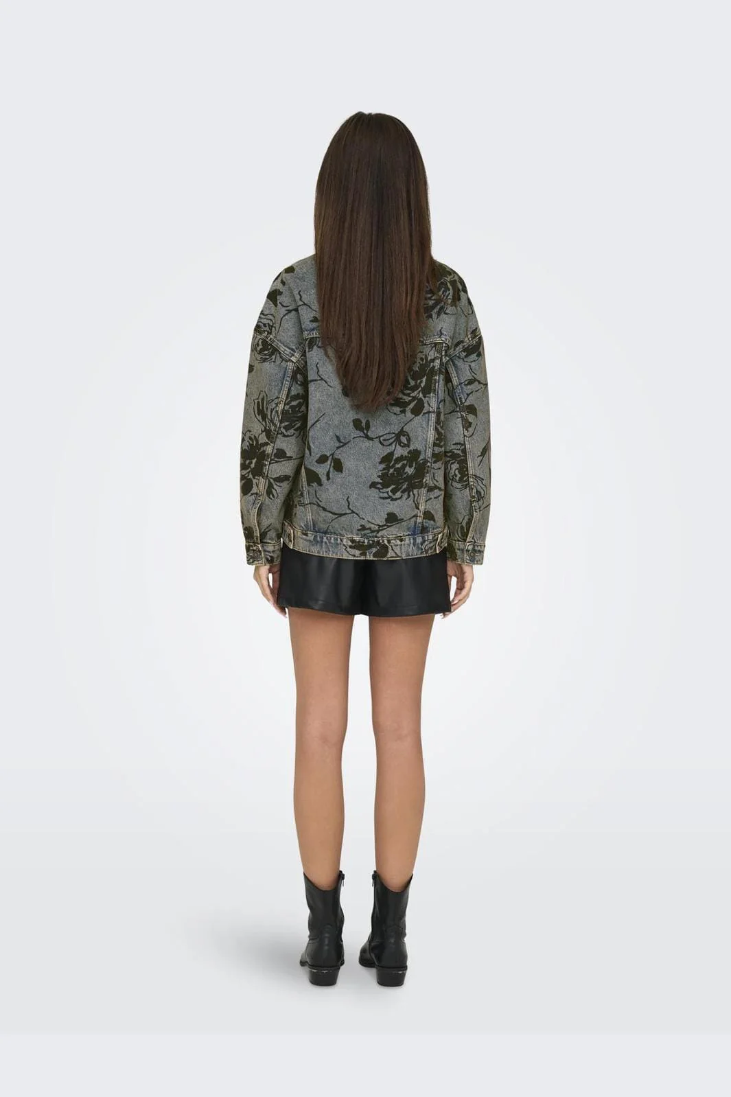 Only Onlmott Ls Floral Jacket Red Dot