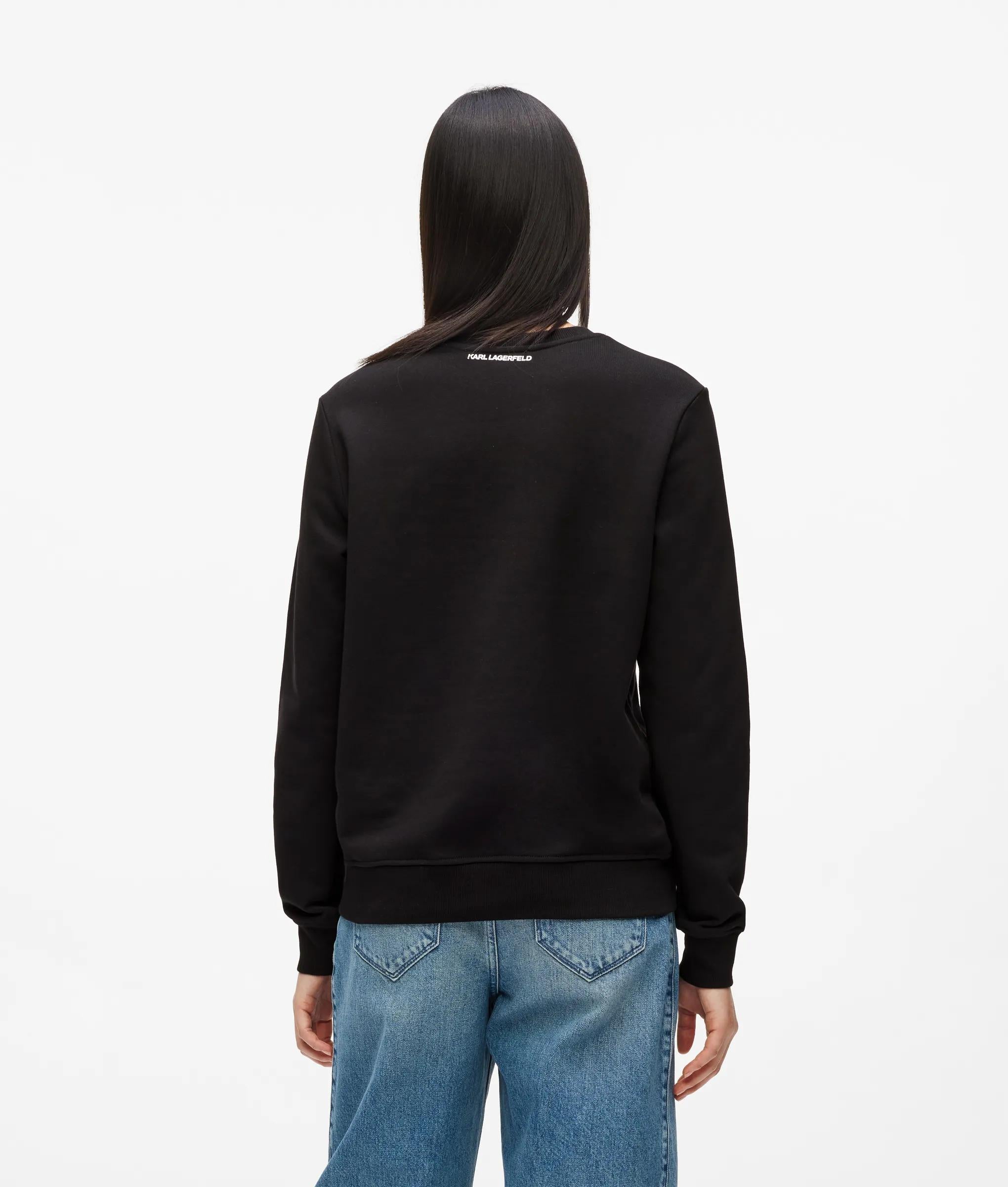 Handtekening sweatshirt met koord-detail