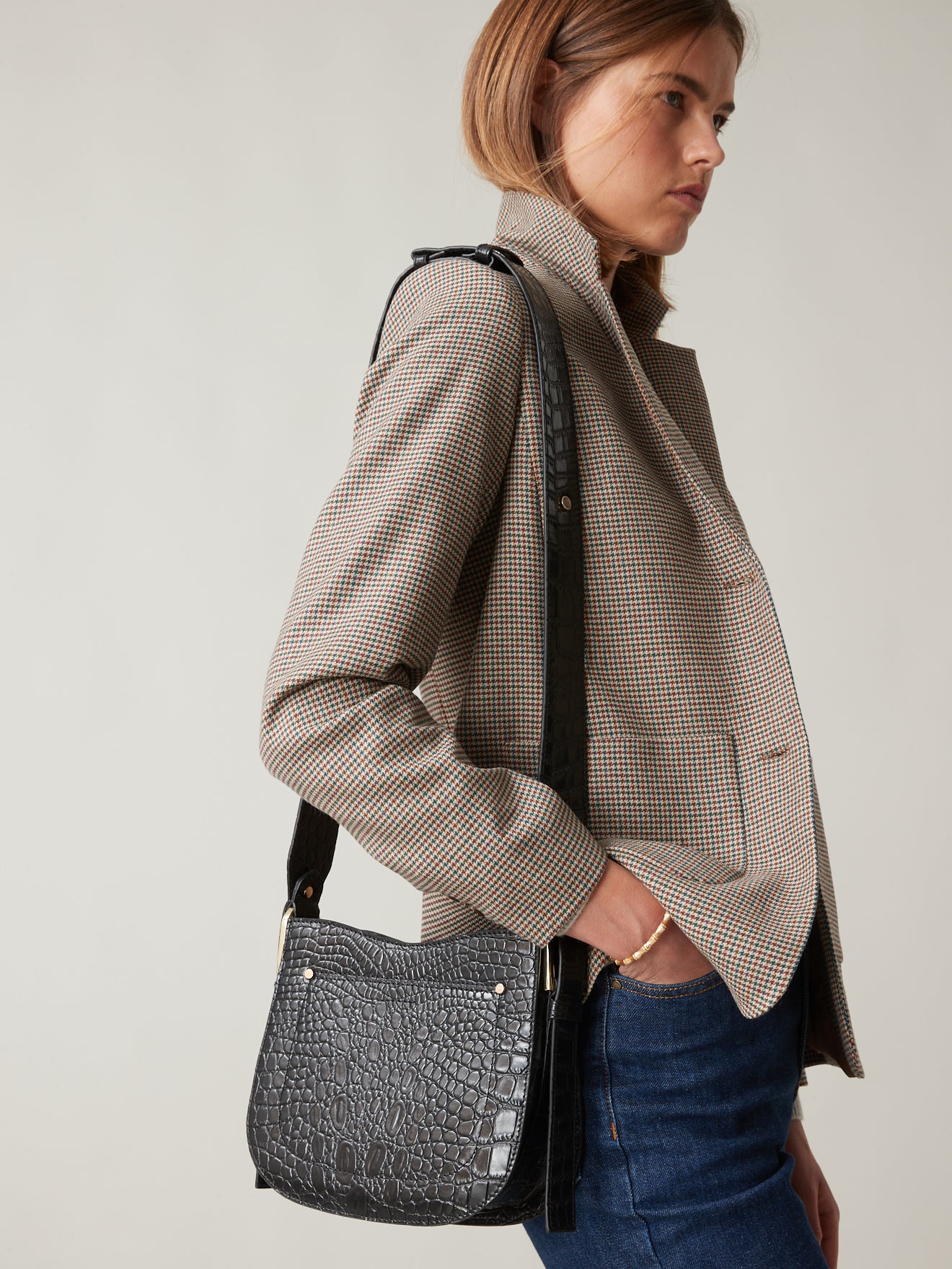 Sac demi-lune - Collection Maroquinerie Cyrillus