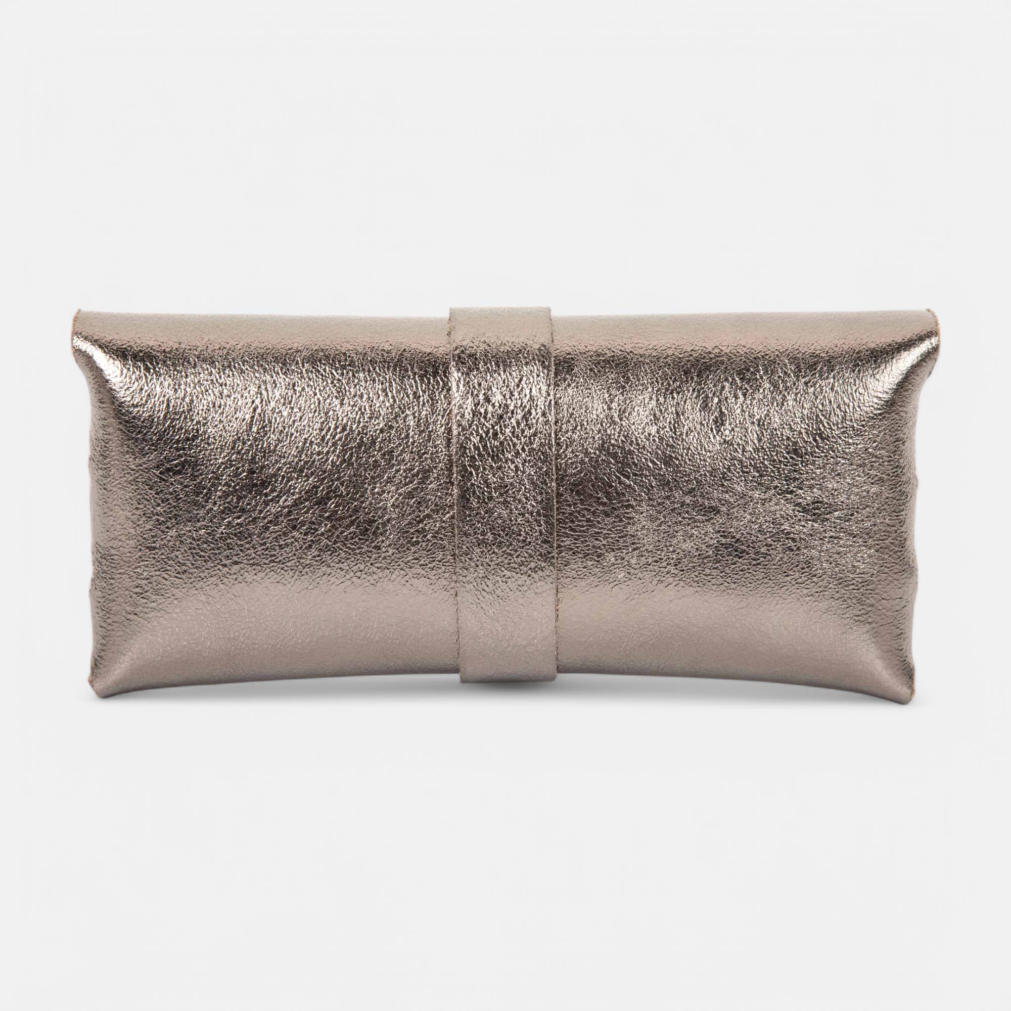 Petite maroquinerie en cuir bronze
