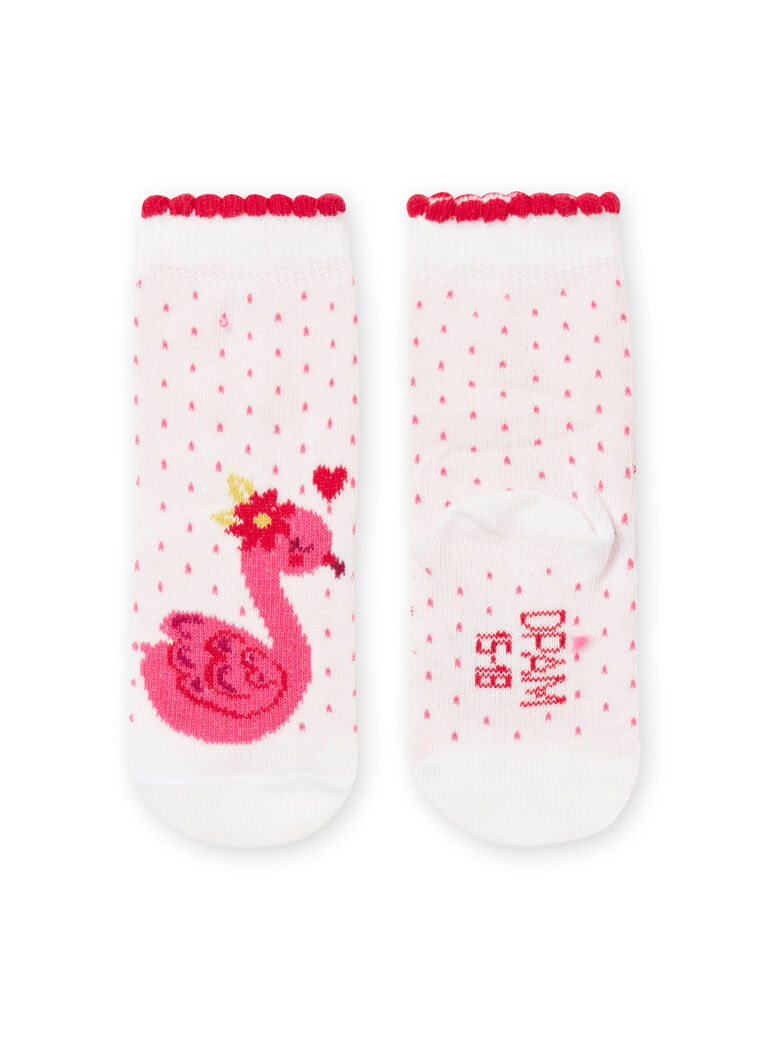 Chaussettes écrues bébé fille