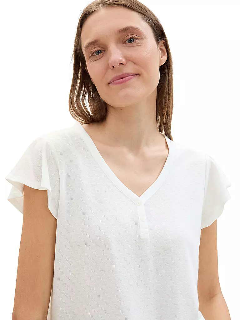 TOM TAILOR T-Shirt  weiss
