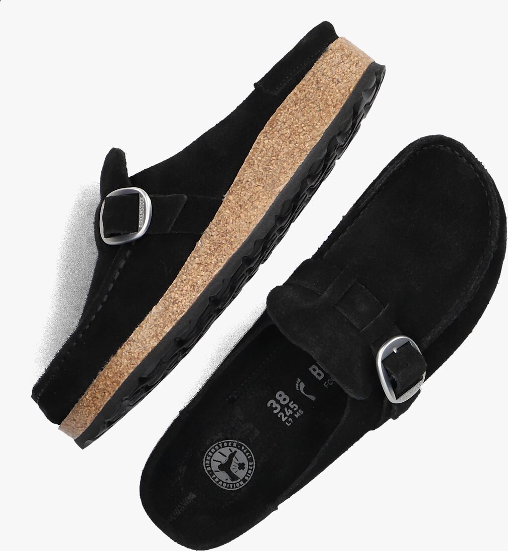BIRKENSTOCK zwarte birkenstock instappers buckley
