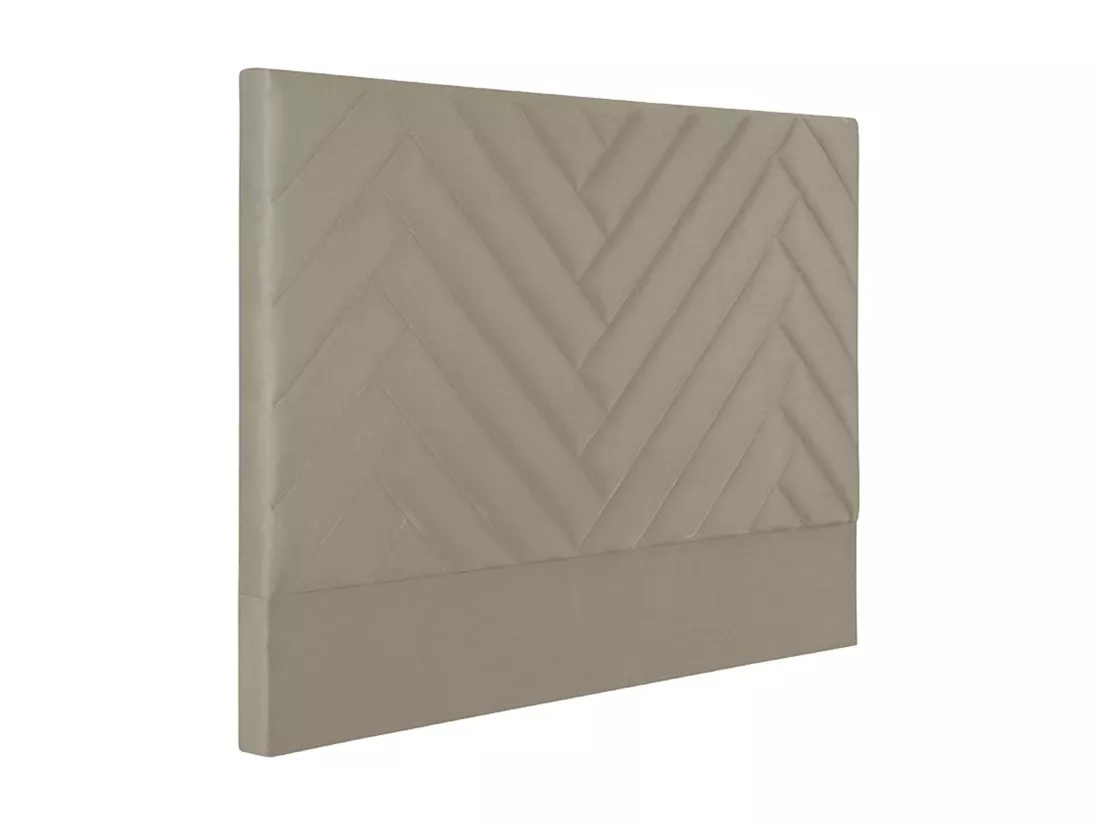 Tête de lit 170 cm - Velours - Beige - SUKIALI