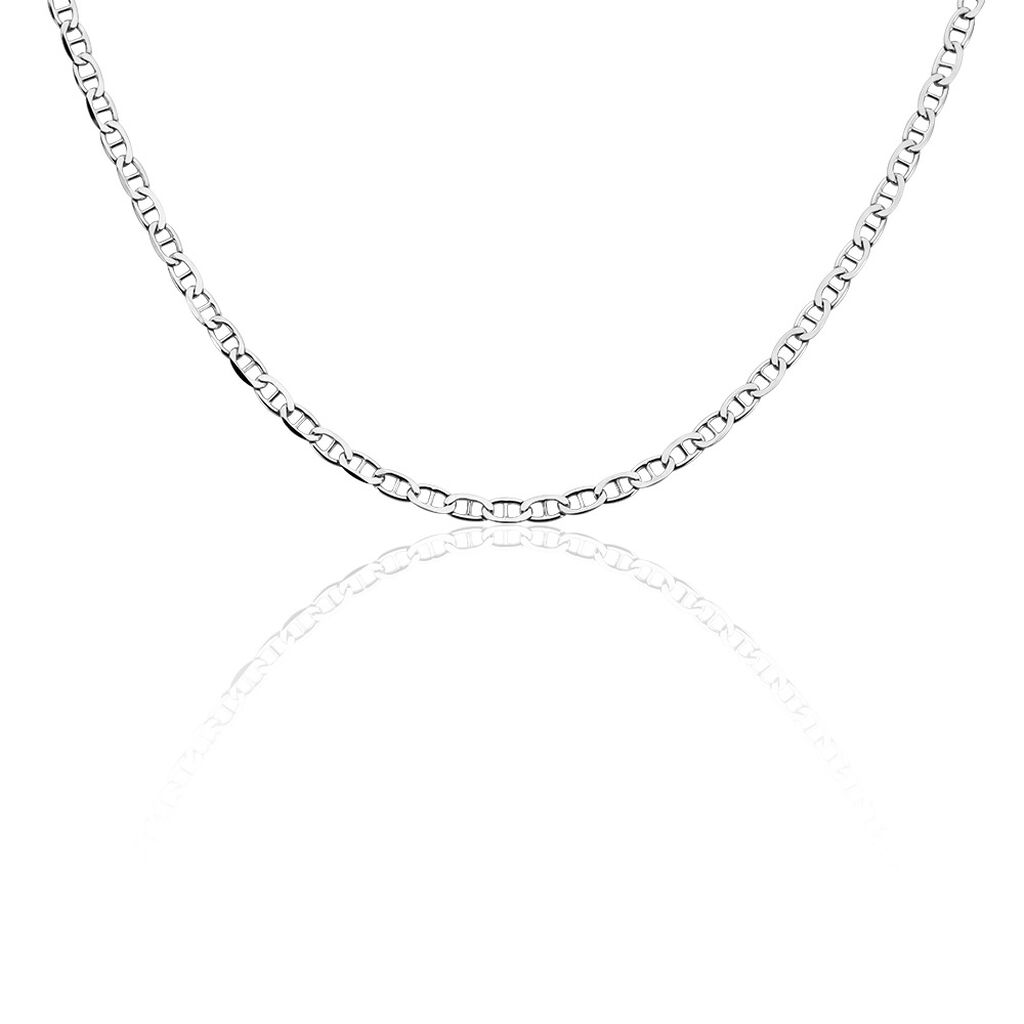 Chaine Piato Argent Blanc