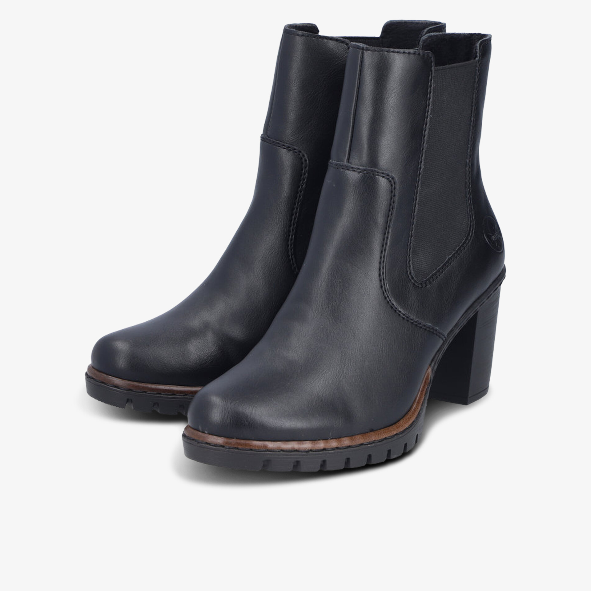 rieker Damen Klassische Stiefeletten schwarz