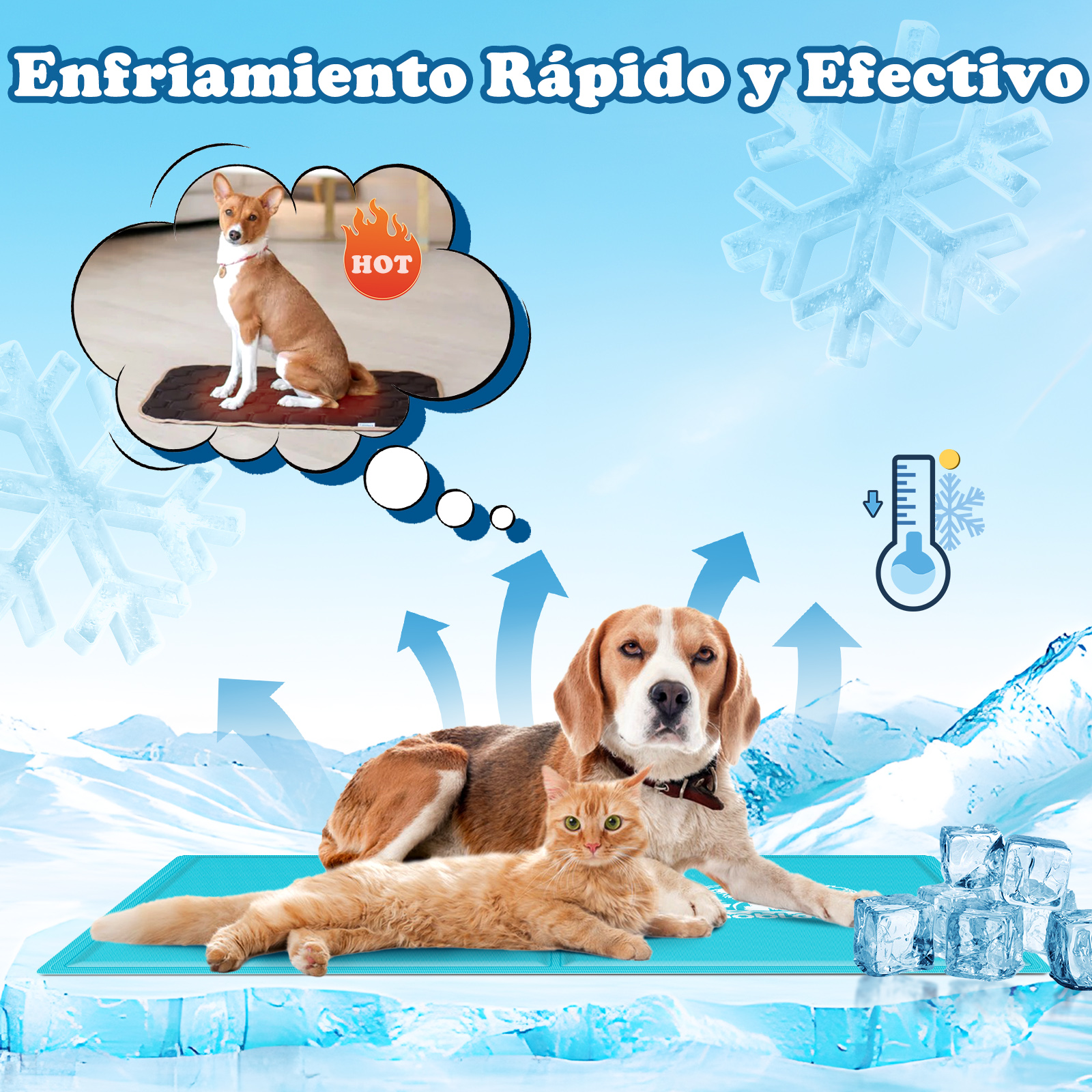 Tapete refrescante Nobleza para cães e gatos