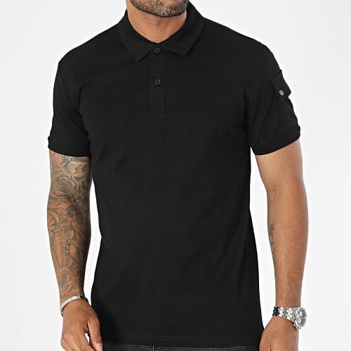 Polo Manches Courtes Noir
