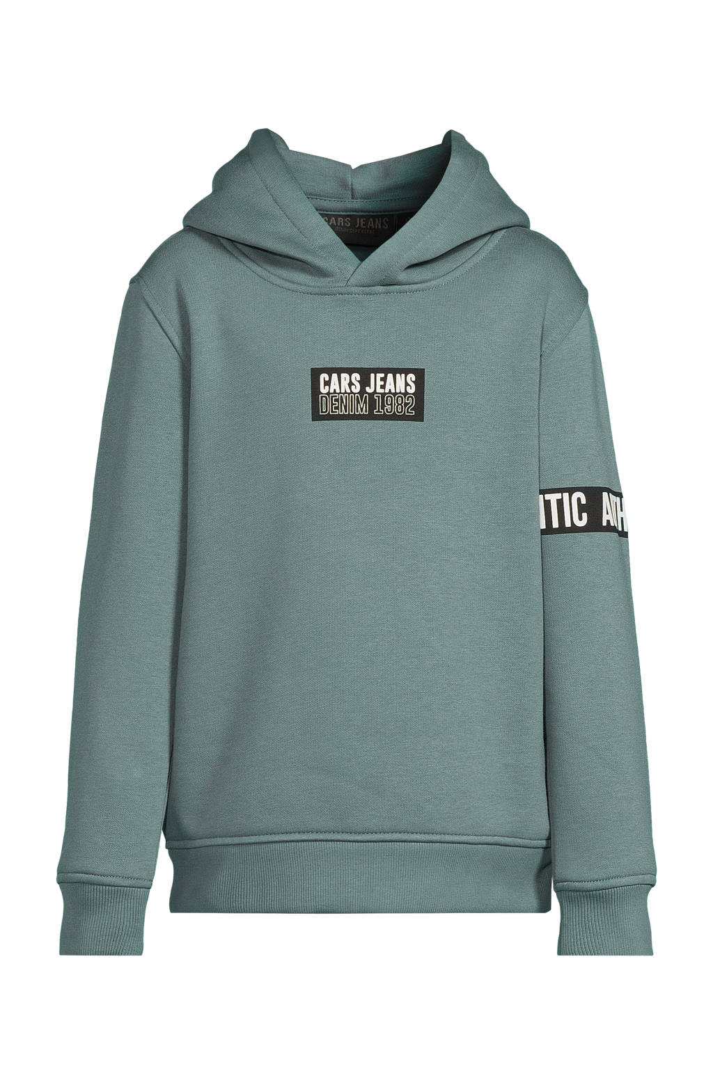 Cars hoodie ZLOW met printopdruk zeegroen