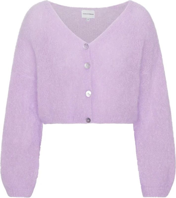 Americandreams, Dames, Truien, Paars, Maat: S Mohair,
