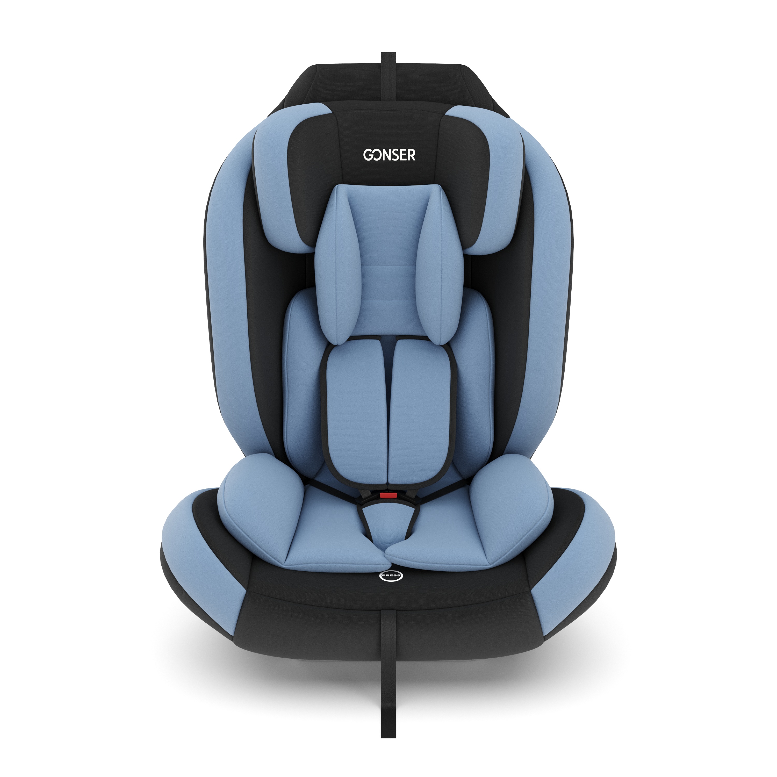 Kindersitz Auto hellblau
