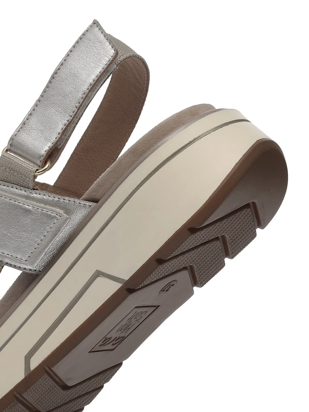 Sandale Lucca beige platin
