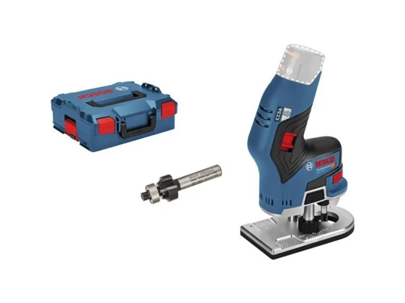 Bosch AKKUKANTFRÆSER GKF 12V-8 SOLO L-BOXX - Uden batteri og lader