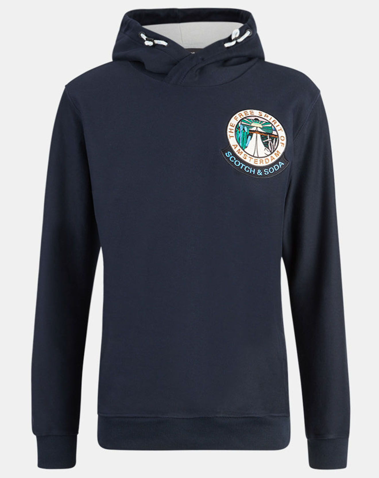 Scotch & Soda Sweat Patch bleu marine