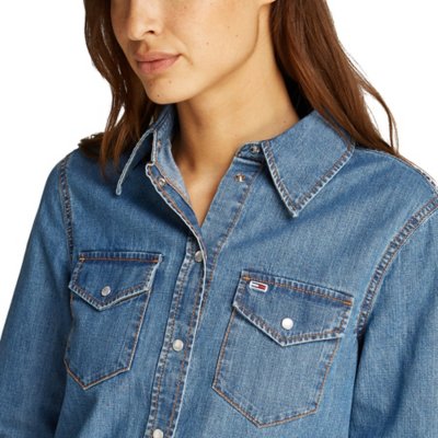 Chemise à manches longues femme Regular Western TOMMY HILFIGER