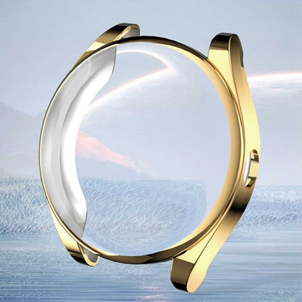 Huawei Watch Buds Gummi Hülle Bumper   Displayschutz - Gold