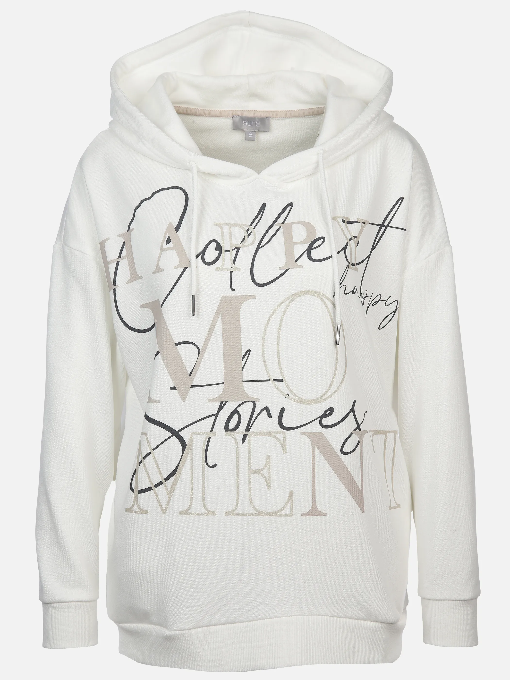 Damen Sweatshirt mit Kapuze und Frontprint