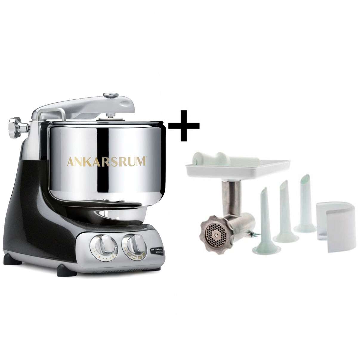 Ankarsrum Assistent Original AKM6230 Black Diamond + Kjøttkvern