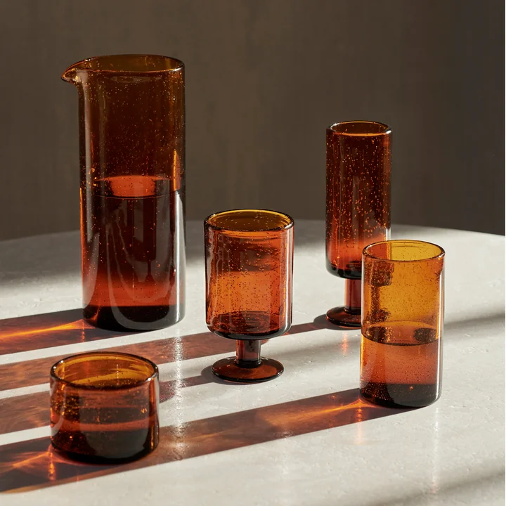 Ferm Living - Oli Champagnerglas, recycelt klar