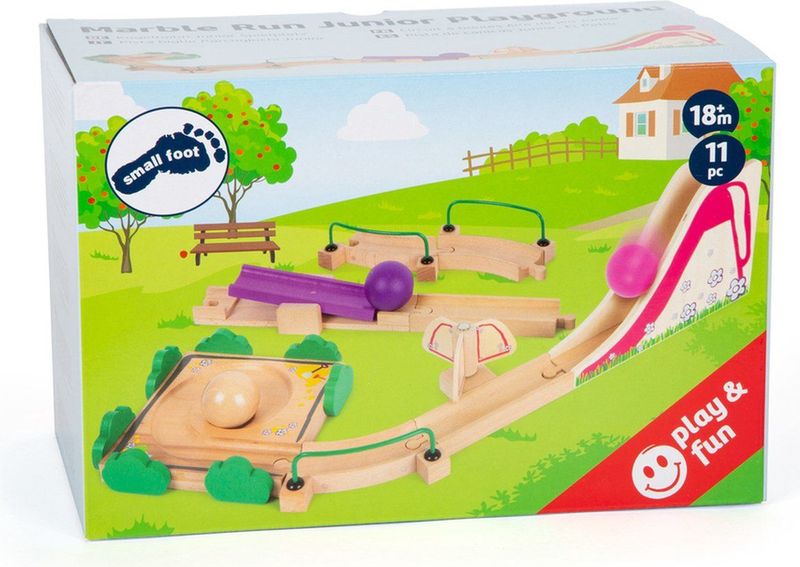 Junior Marble Run - Knikkerbaan - Multicolor - Hout