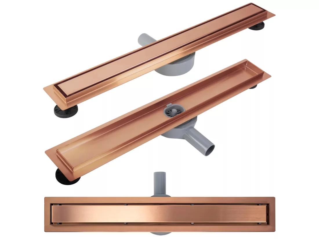 Drain Linéaire Rea Neox Pro 1000 Brush Copper