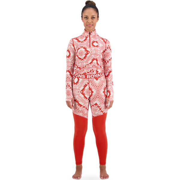 Collant thermique MONS ROYALE W CASCADE LEGGING RETRO RED NORDTEK