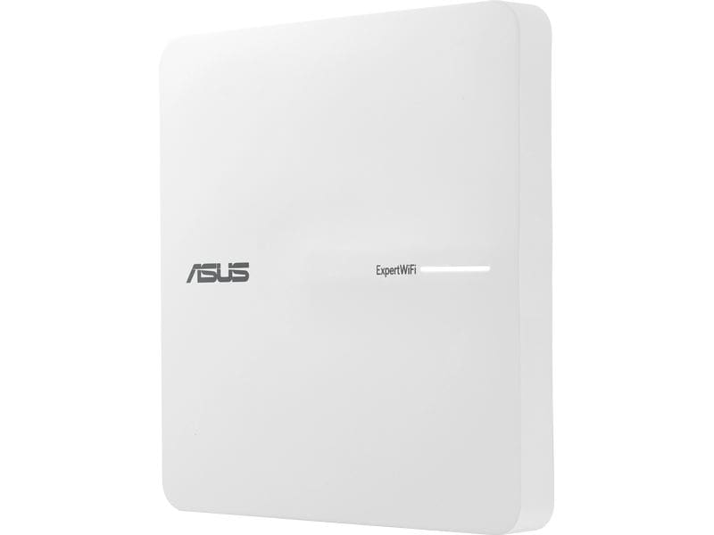 ASUS Access Point EBA63 ExpertWiFi AX3000 Dual-band PoE AX3000 Dual-band PoE Access Point (bis zu 5 SSIDs und VLAN, selbstdefiniertes Netzwerk, unterstützt PoE & PoE , einfache Management App, AiMesh kompatibel)