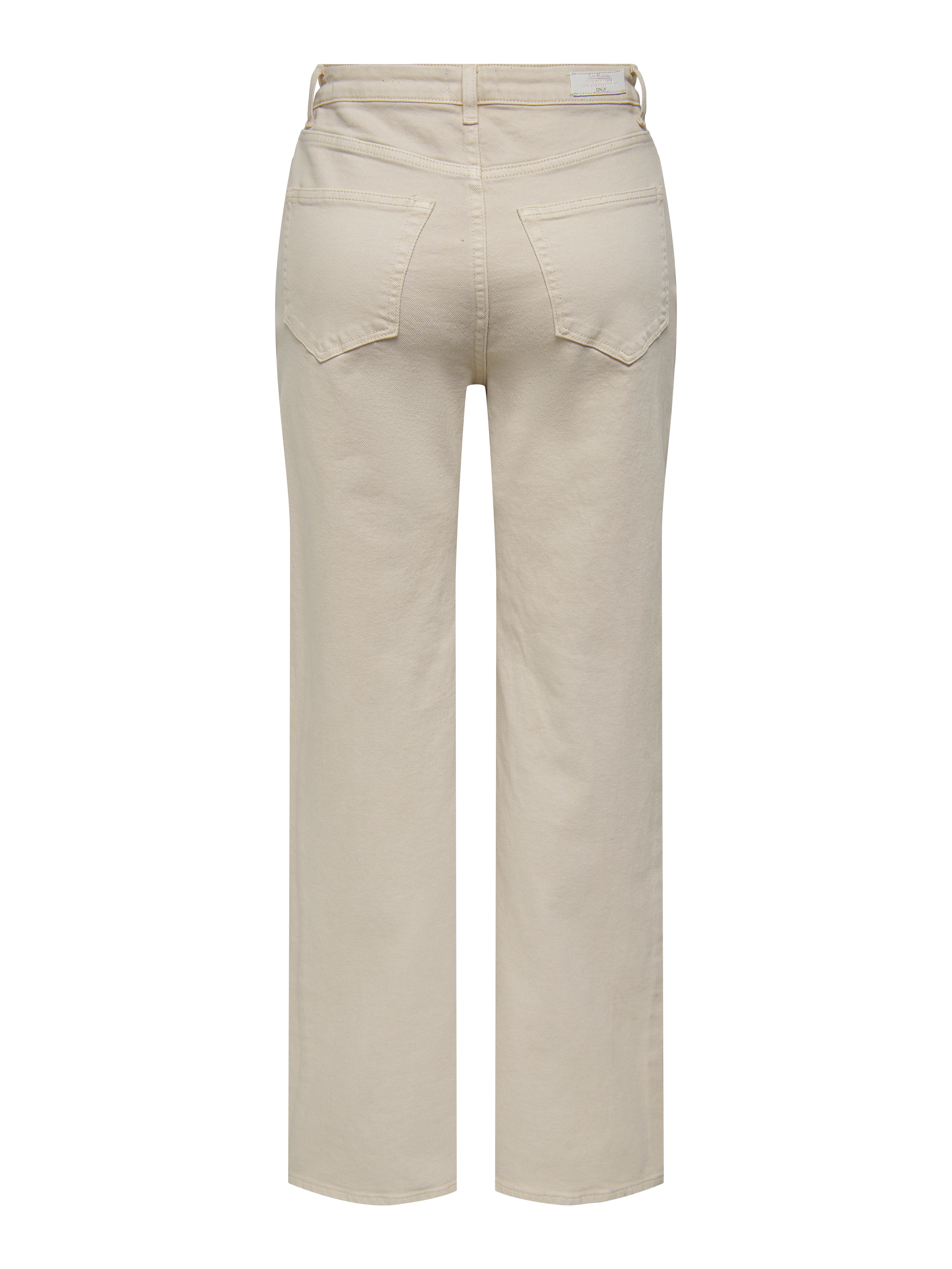 ONLJUICY Hohe Taille Weiter Beinschnitt Jeans Ecru