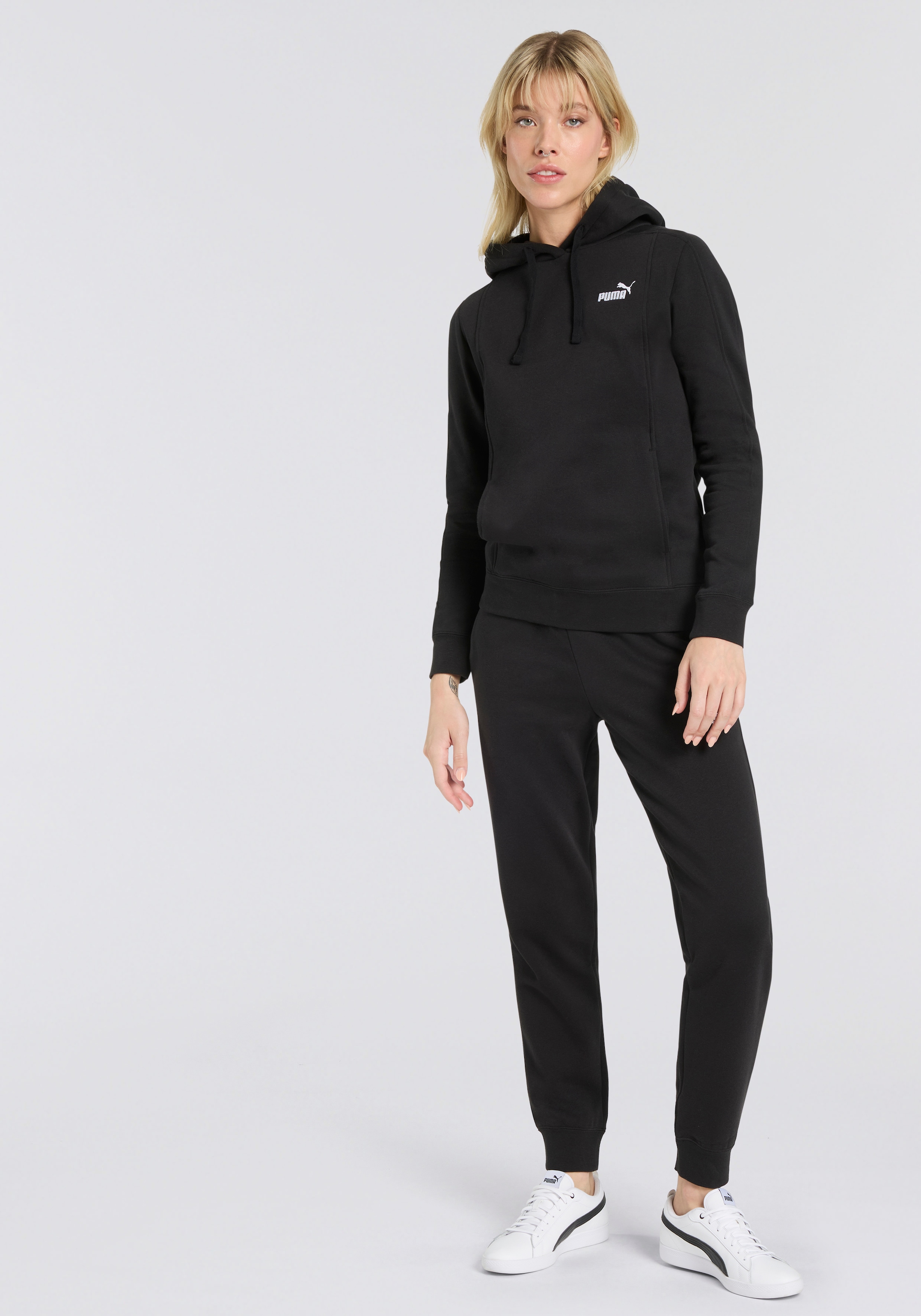 PUMA Trainingsanzug »HOODED SWEAT SUIT FL CL«, 2 Stk.